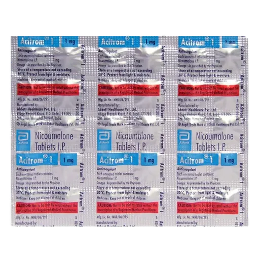 acitrom 1mg tablet 30's